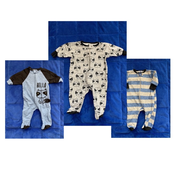 Zippered Footie Pj’s (Set of 3) - Picture 2 of 2